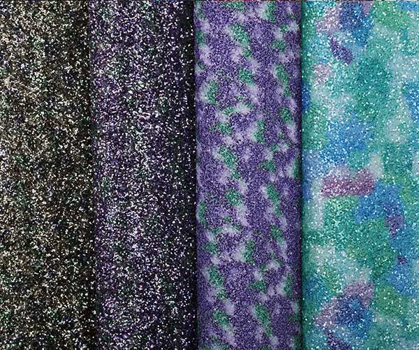 2018 Shiny Glitter Pu Leather For Shoes 
