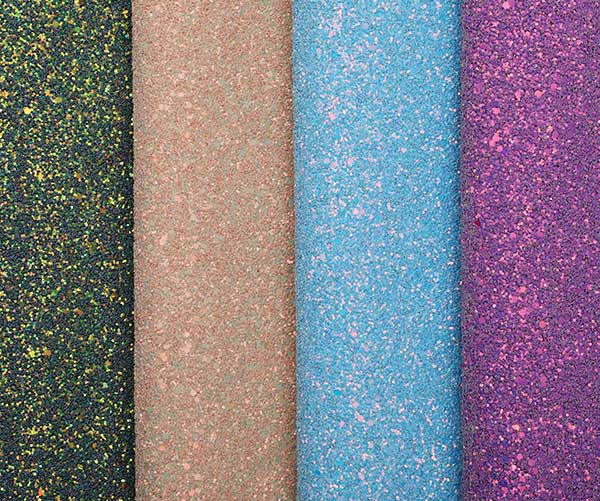 2018 Shiny Glitter Pu Leather For Shoes 