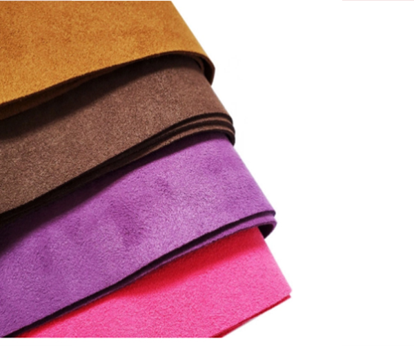 microfiber suede 100% pu leather material for gloves car and shoes lining
