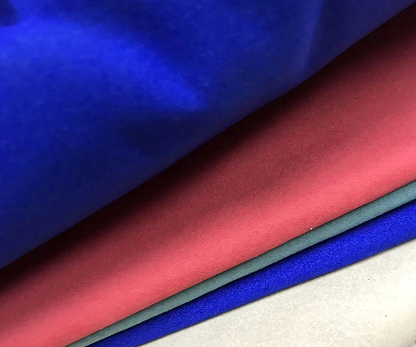 0.6/0.7mm Microfiber Suede Fabric Synthetic Leather High Quality Microfiber Synthetic Suede Leather