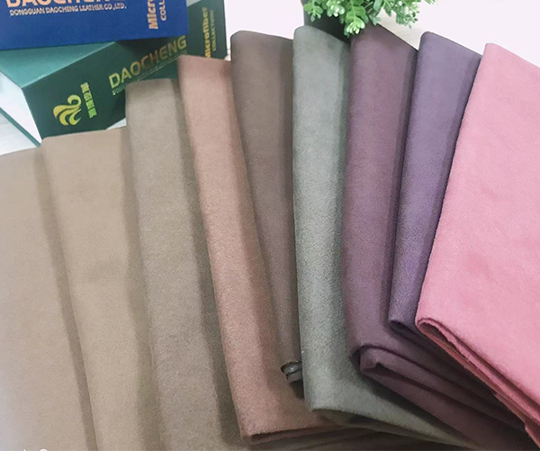 Sustainable microfiber suede with GRS certificate for shoe / car interior /jewelry packaging material synthetic