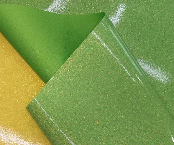 High-quality S1001 fine glitter leather artificial fabric shoe wall bow decoration